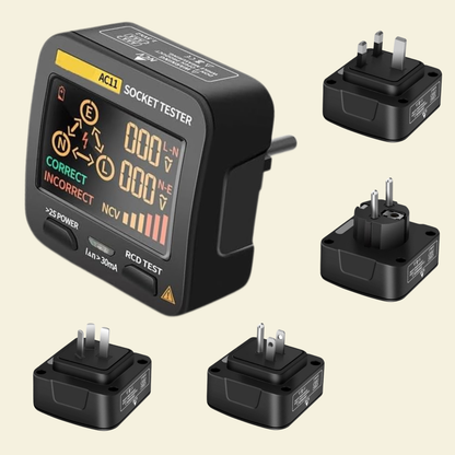 GroundTrust Socket Earth Tester – Check Polarity & Safety