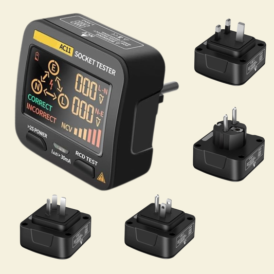 GroundTrust Socket Earth Tester – Check Polarity & Safety