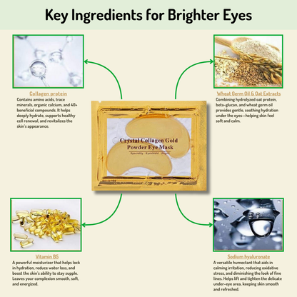 Crystal Collagen Eye Pads (30-Pack)