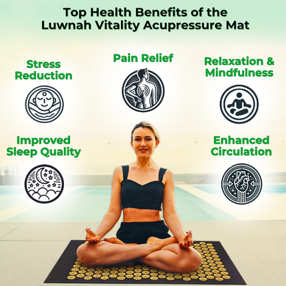 Vitality Acupressure Mat – Ease Tension & Muscle Fatigue